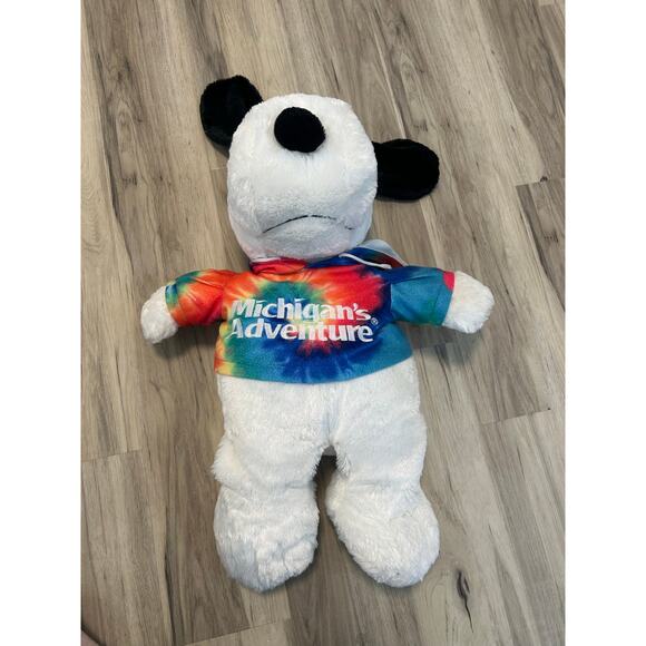 Giant Jumbo 30" Peanuts Snoopy Sitting Version BIG Plush Toy Cedar Fair - Picture 2 of 6